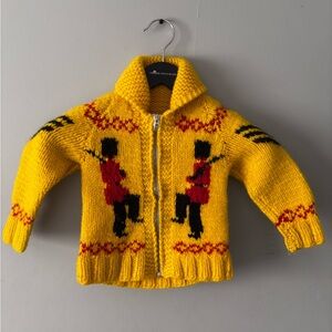 Vintage queen guards cowichan sweater